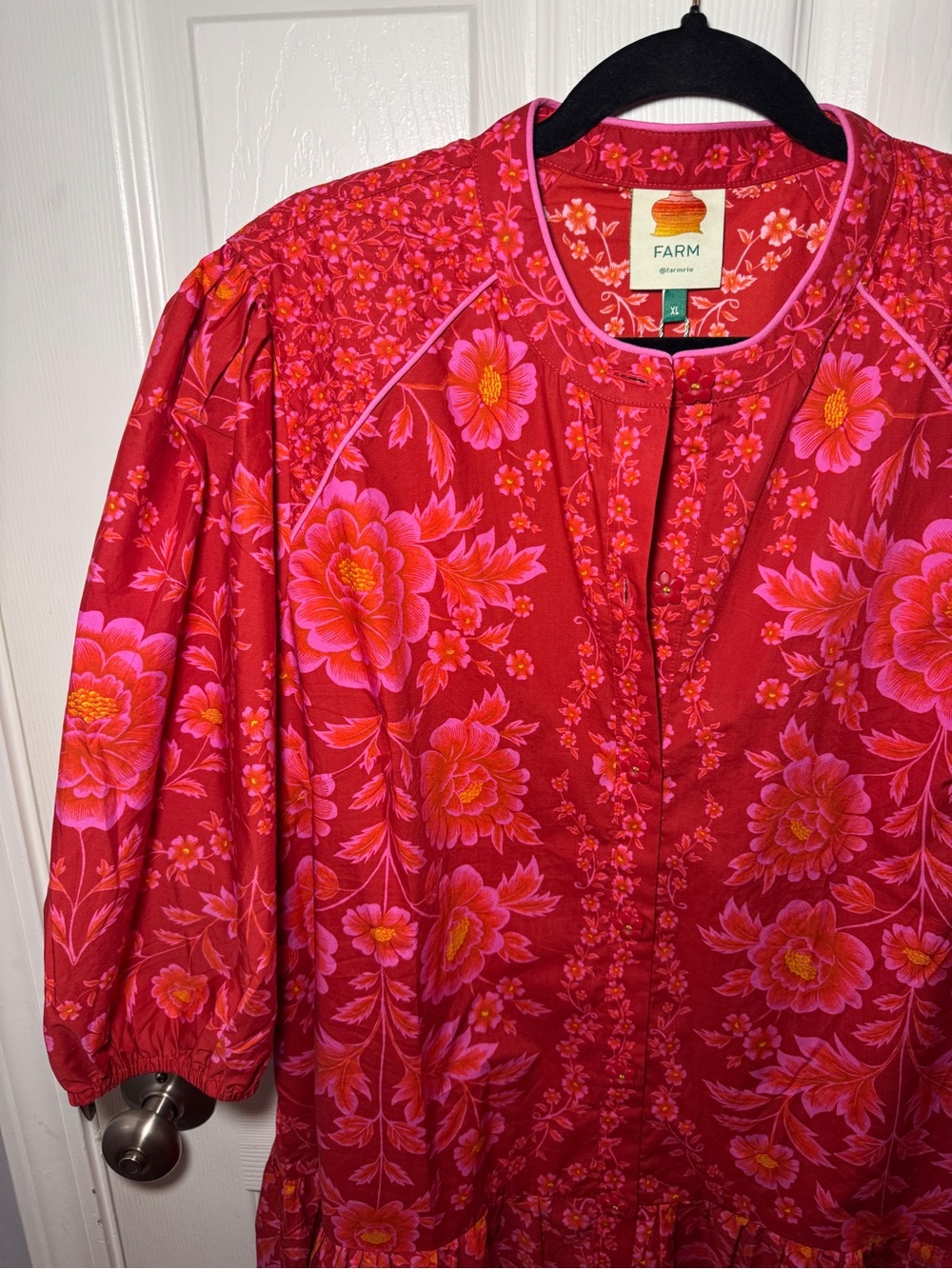 NWT FARM Rio Red Olivia Mini Dress - Picture 10 of 16